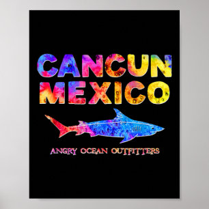 Póster Cancun México T Shirt Sharm Tee