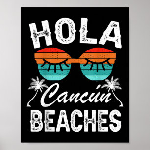 Póster Cancun T Shirt Funny Summer Vacation Matando a Fam