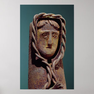 Póster Candelero con una figura de Jesús