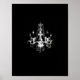 Póster Candelier Elegance - Poster (opción de lienzo)