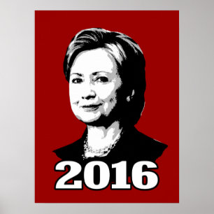 Póster Candidato 2016 de HILLARY CLINTON