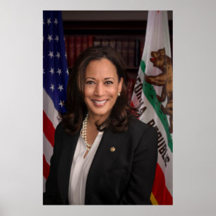 Póster Candidato a vicepresidente demócrata Kamala Harris