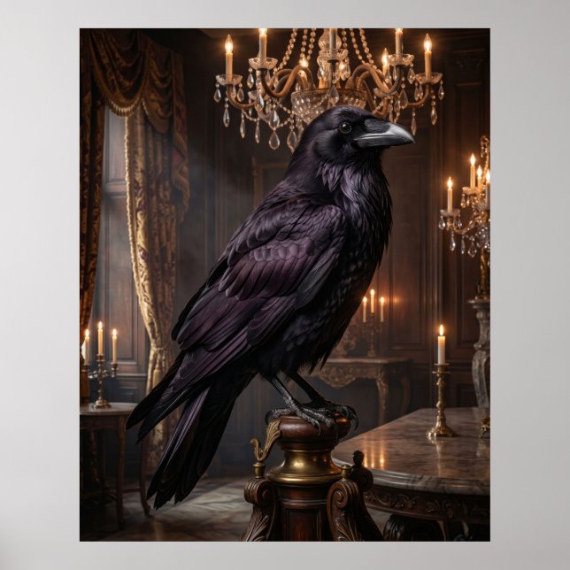 Póster Candiláraba de terciopelo negro (Frente)