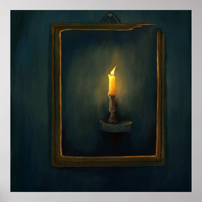 Póster Candlelight painting Poster (Frente)