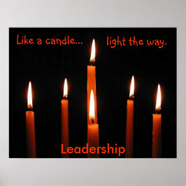 Póster Candles by tdgallery - leadership poster