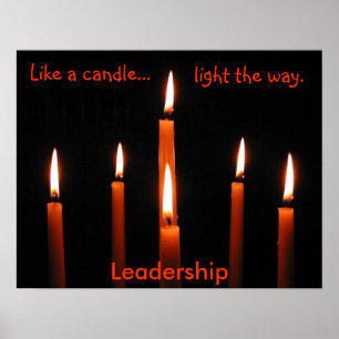 Póster Candles by tdgallery - leadership poster