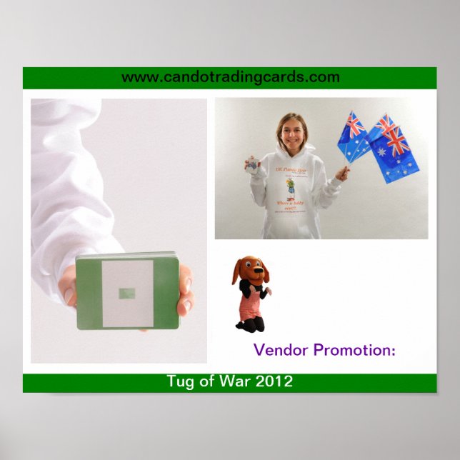 Póster candotradingcards.com poster para la plantilla de  (Frente)