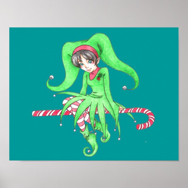 Póster Candy Cane Elf Poster (Frente)