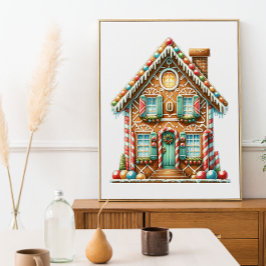 Póster Candy Cane Lane - La dulce casa de Gingerbread