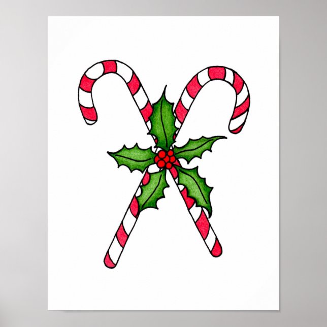 Póster Candy Cane Poster (Frente)
