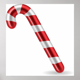 Póster Candy Cane Poster