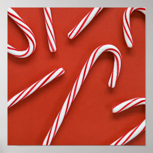 Póster Candy Canes