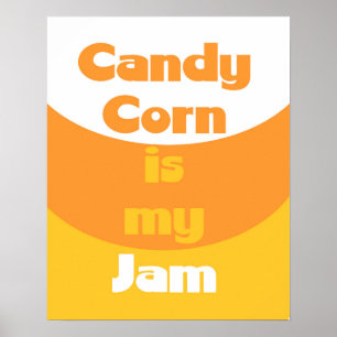 Póster Candy Corn es mi Poster Jam