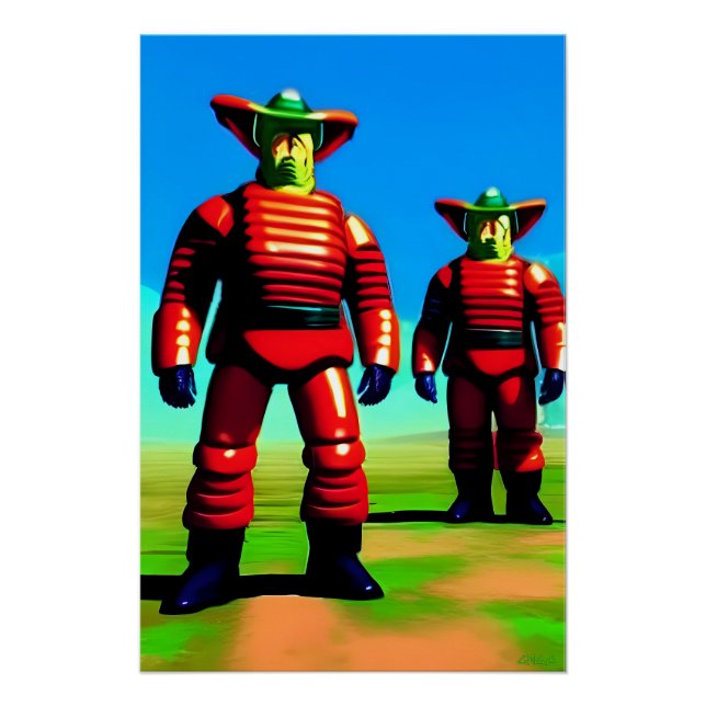 Póster Candy Cowpokes (Anverso)