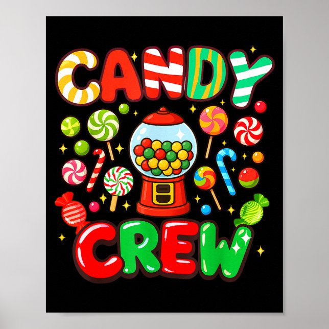 Póster Candy Crew Candy Costume Women Candy Land Kids Swe (Frente)