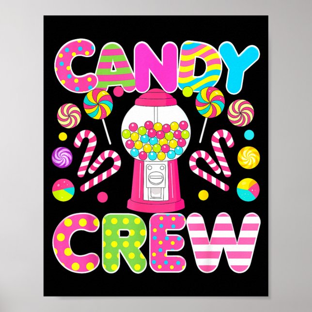 Póster Candy Crew Candy Costume Women Candy Land Kids Swe (Frente)