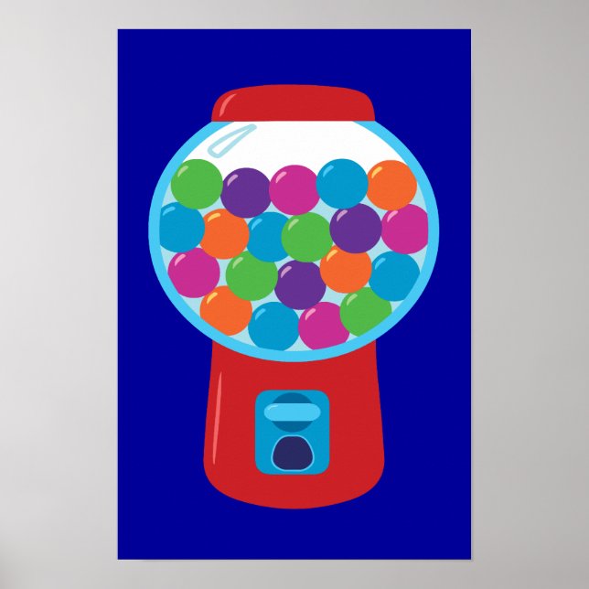 Póster Candy Gumball Machine (Frente)
