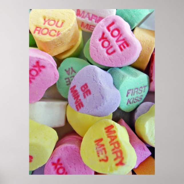 Póster Candy Hearts (Frente)