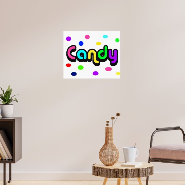 Póster Candy-poster (Salón 3)