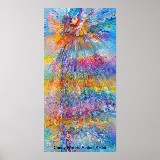 Póster Candy Waters Autism Artist  (Frente)