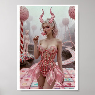 Póster Candyland, Want to Play?