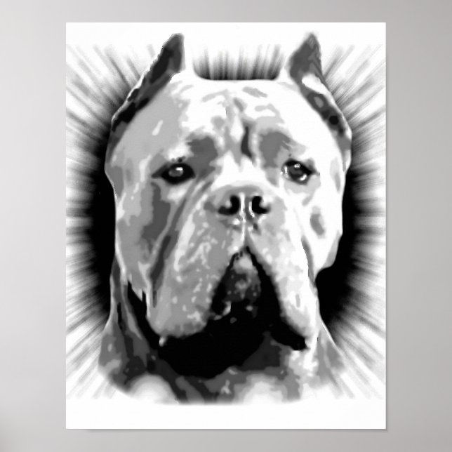 Póster Cane Corso Dog (Frente)