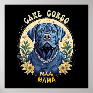 Póster Cane Corso Mamá