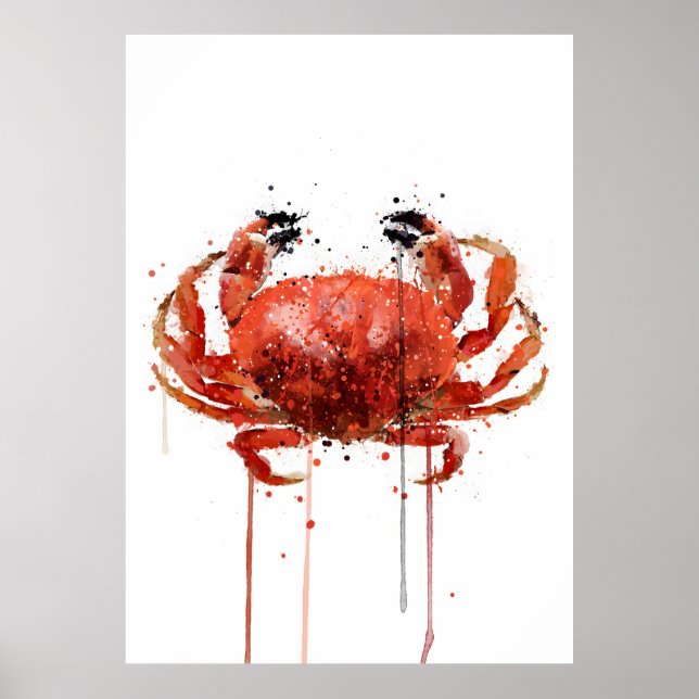 Póster Cangrejo Rojo (Frente)