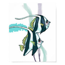 Cangrejos de arrecife, peces a rayas submarinos an