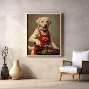 Póster Canine BBQ King Of Patties