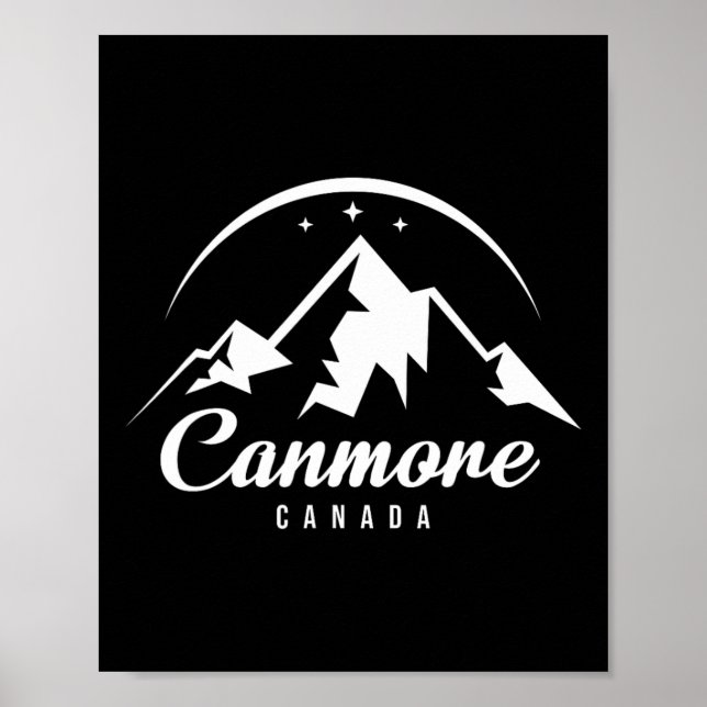 Póster Canmore Canada Ski Resort Esquí Snowboard (Frente)