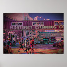 Cannery Row, en un poster