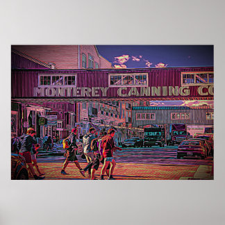 Póster Cannery Row, en un poster