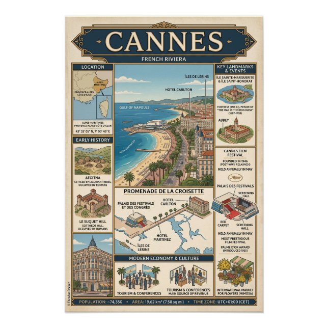 Póster Cannes  (Anverso)