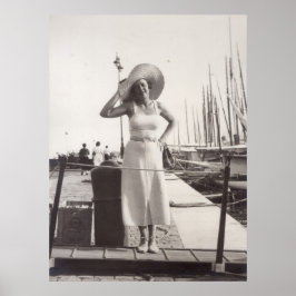 Póster Cannes en los años 30