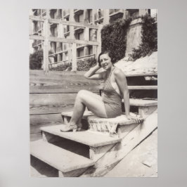 Póster Cannes en los años 30