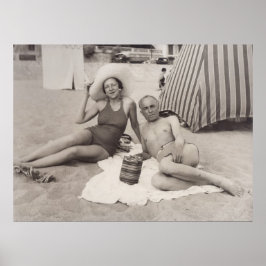 Póster Cannes, Francia en los años 30