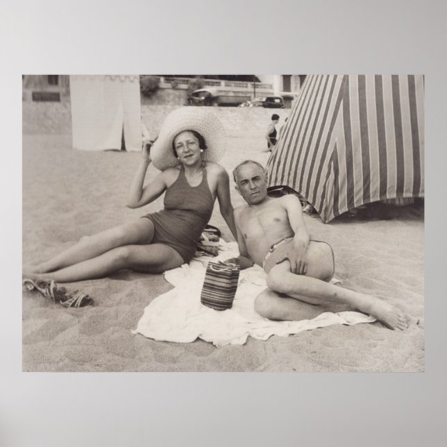 Póster Cannes, Francia en los años 30 (Frente)
