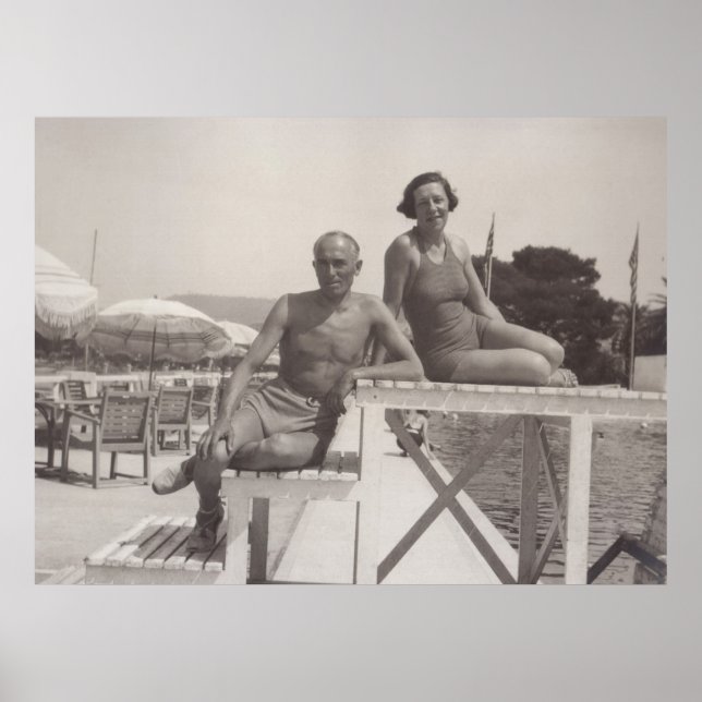Póster Cannes, Francia en los años 30 (Frente)