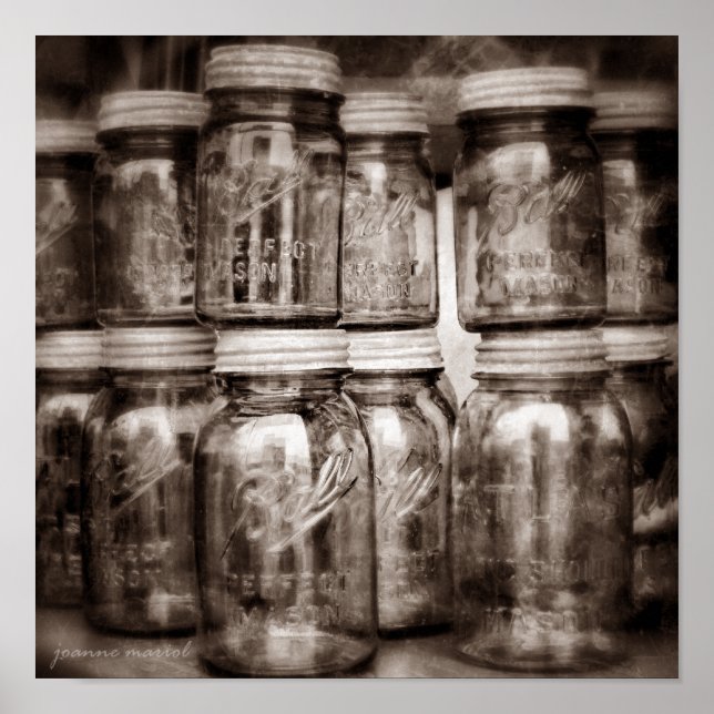 Póster Canning Jars Square Print (Frente)