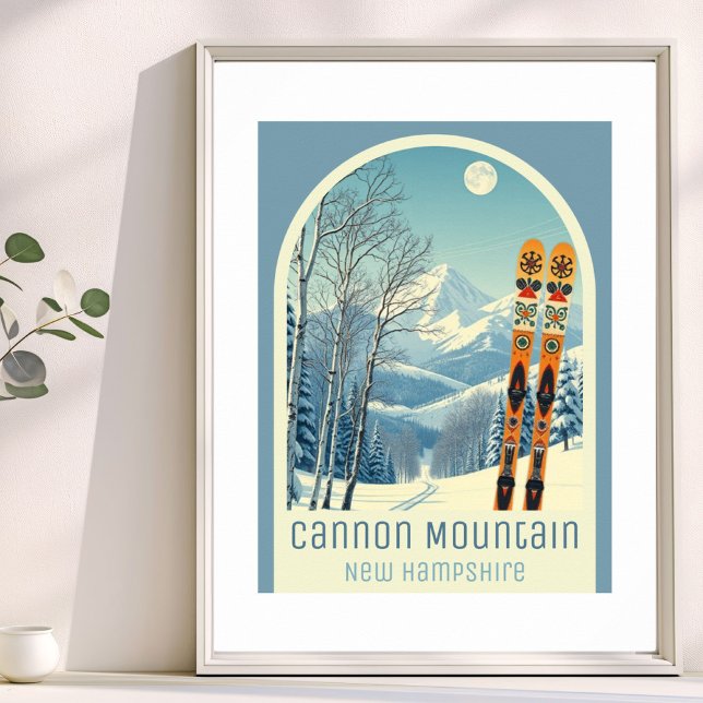 Póster Cannon Mountain New Hampshire ski resort  Poster (Subido por el creador)
