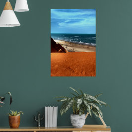 Póster canoa quebrada - vertical