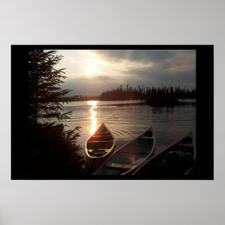 Póster Canoas de Chibougamau