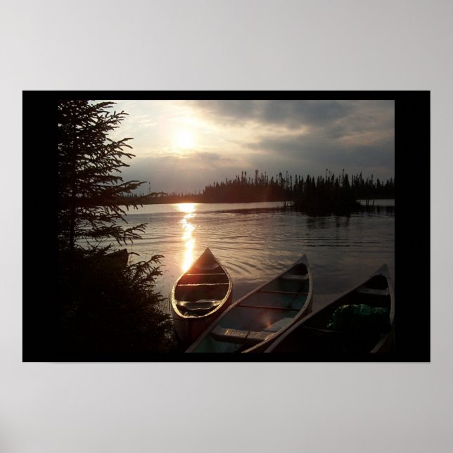 Póster Canoas de Chibougamau (Frente)