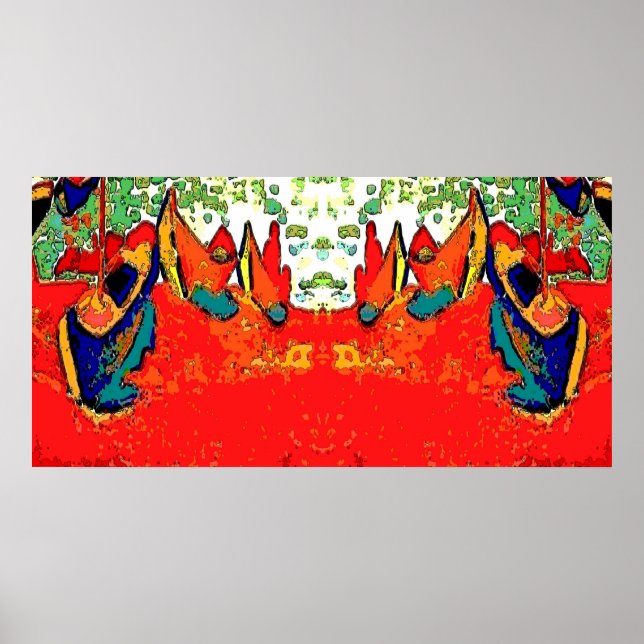 Póster Canoas y barcos (Frente)