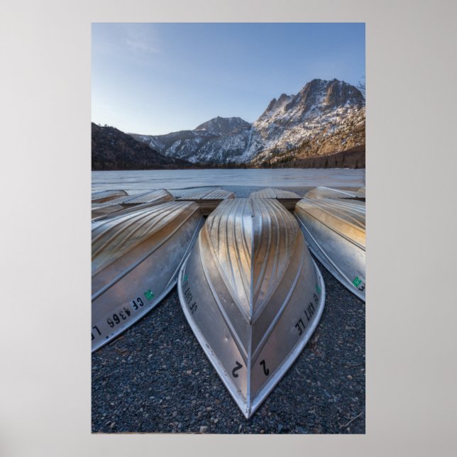 Póster Canoe At The Lake (Frente)