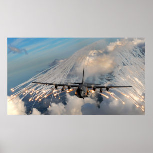Póster Cañón AC-130U