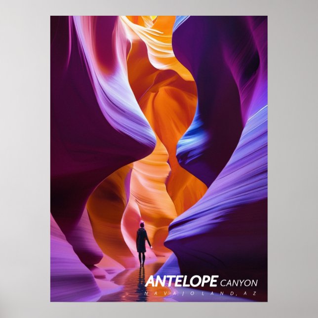 Póster Cañón Antelope, EE. UU. (Frente)