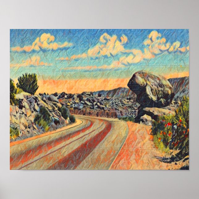 Póster Cañón Balanced Rock Tijeras (Frente)