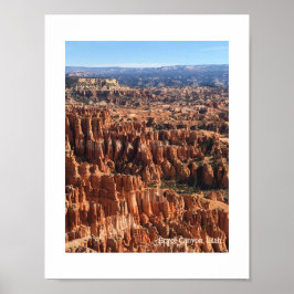 Póster Cañón Bryce, Utah